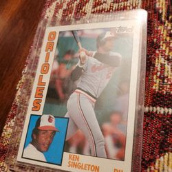 Baltimore Orioles Ken Singleton 1984 Topps 1985 Topps 1982 Donruss Baseball Cards 
