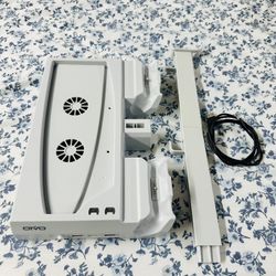 PS5 Multifunctional Controller Charging Station with LED, Multifunctional Cooling Base, Dual Charger