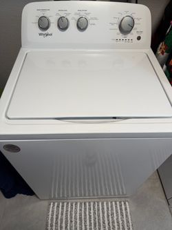 Whirlpool Electric Dryer White and washer