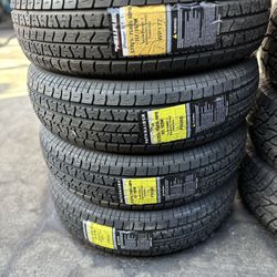 ST 225/75/15 Trailer Tires Brand New Mounted And Balanced MONTADAS Y Balanciadas Gratis