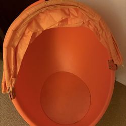 IKEA PS LÖMSK Swivel Armchair – Orange 