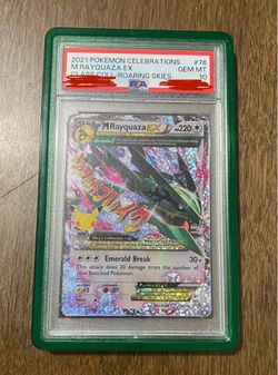 Pokemon Graded 10 M Rayquaza EX Celebrations: Classic Collection
