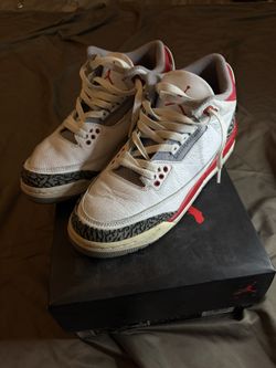 Fire Red Jordan 3’s