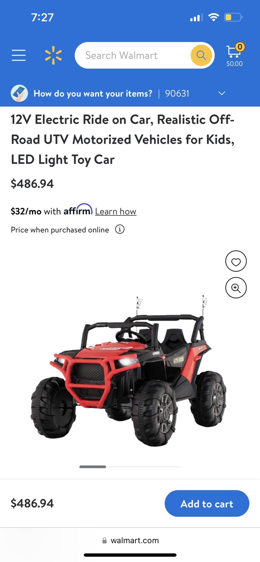 ⚫️🔴 !!BRAND NEW 12Volt Electric Kids REMOTE CONTROL Ride On Truck Powerwheels Off Road RZR 2 Seater With LED’s, Media Player BT