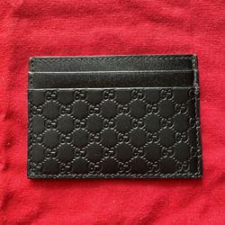Authentic Black Micro Cardholder Wallet