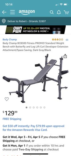 Body Champ BCB500 weight bench for Sale in Orlando FL OfferUp