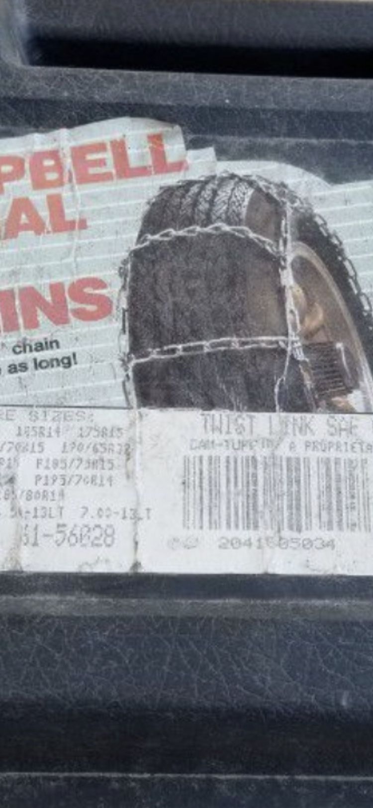 Campbell Tire Chains Model 1130 Class S
