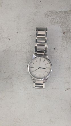 MICHAEL KORS Women's Mini Bailey Silver Tone Stainless Steel Watch 34mm MK3614W