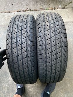 2) 235/75/15 Milestar Patagonia HT Tires Load Range C ( LT235/75/15) Tread measures 8-9/32 DOT 2824 $150 for Both I carry other sizes as well