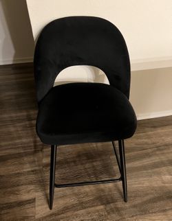 Black Velvet Chairs 