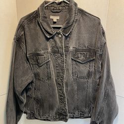 topshop denim jacket size 10