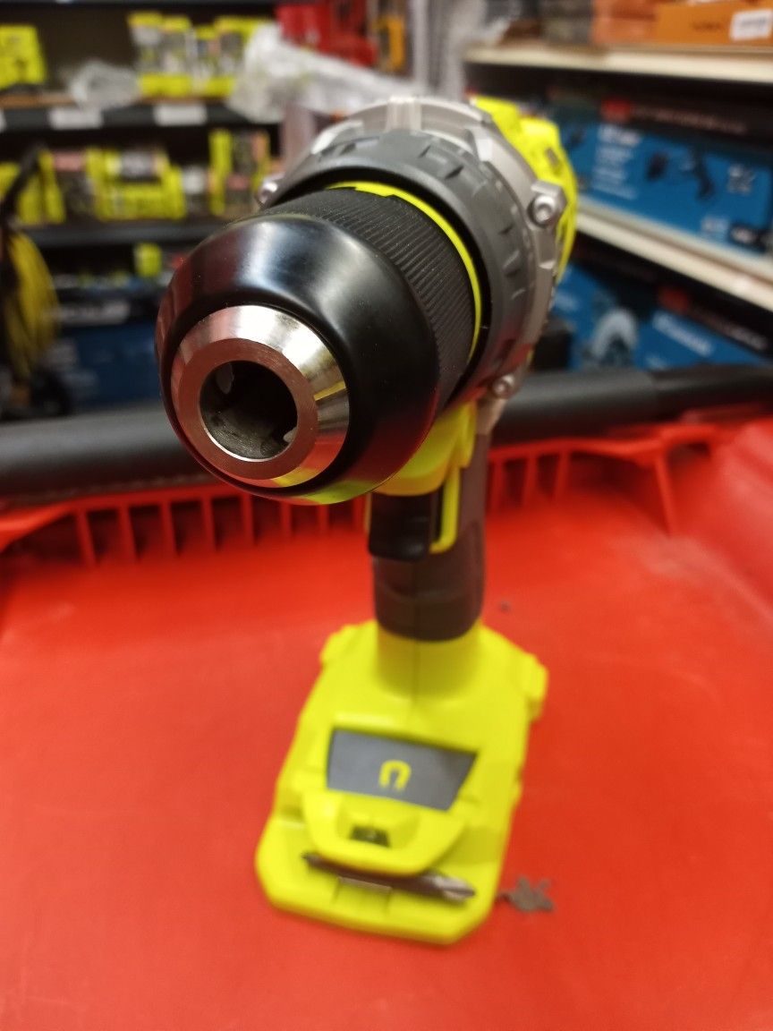 RYOBI 18V Brushless Cordless 1/2 in. Hammer Drill (Tool Only)