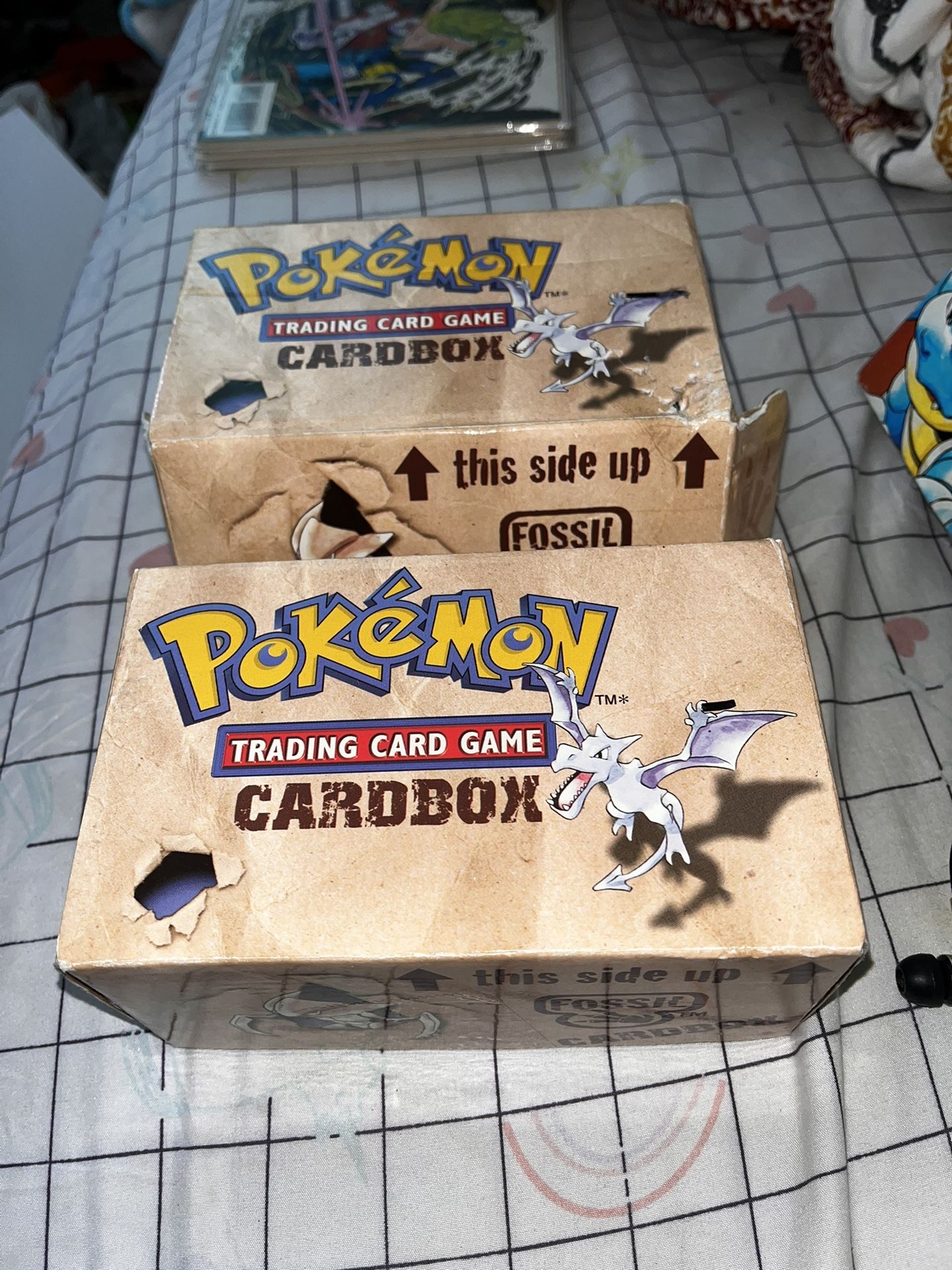 Pokemon Vintage Fossil Card box WOTC & 50 Vintage Cards