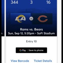 Rams Bears Tickets
