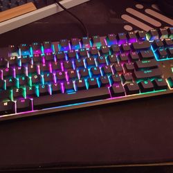 RGB Mechanical Keyboard DURGOD Taurus K320 TKL (Silent Red Switches) 