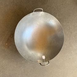 Steel wok! 21 inches wide!