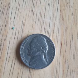 1941 US Nickel (no mark)