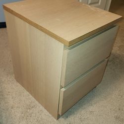 2 Drawer End Table