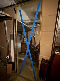 Closet sliding door mirrors