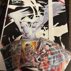 White Flare Binder With Hits, (cards Also In Binder)