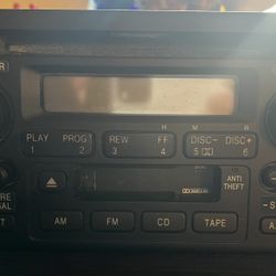 2006 Honda CRV Radio CD Cassette Stereo 39101-S9A-A510-M1 Stock Head VG Original