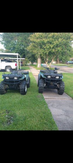 2 Kawasaki 2001 4  wheeler praire  4x4  300