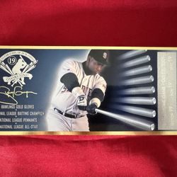 Tony Gwynn Final Home Game San Diego Padres Large Commemorative Ticket