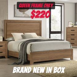 Queen Bed Frame Only / Brand New In Box 