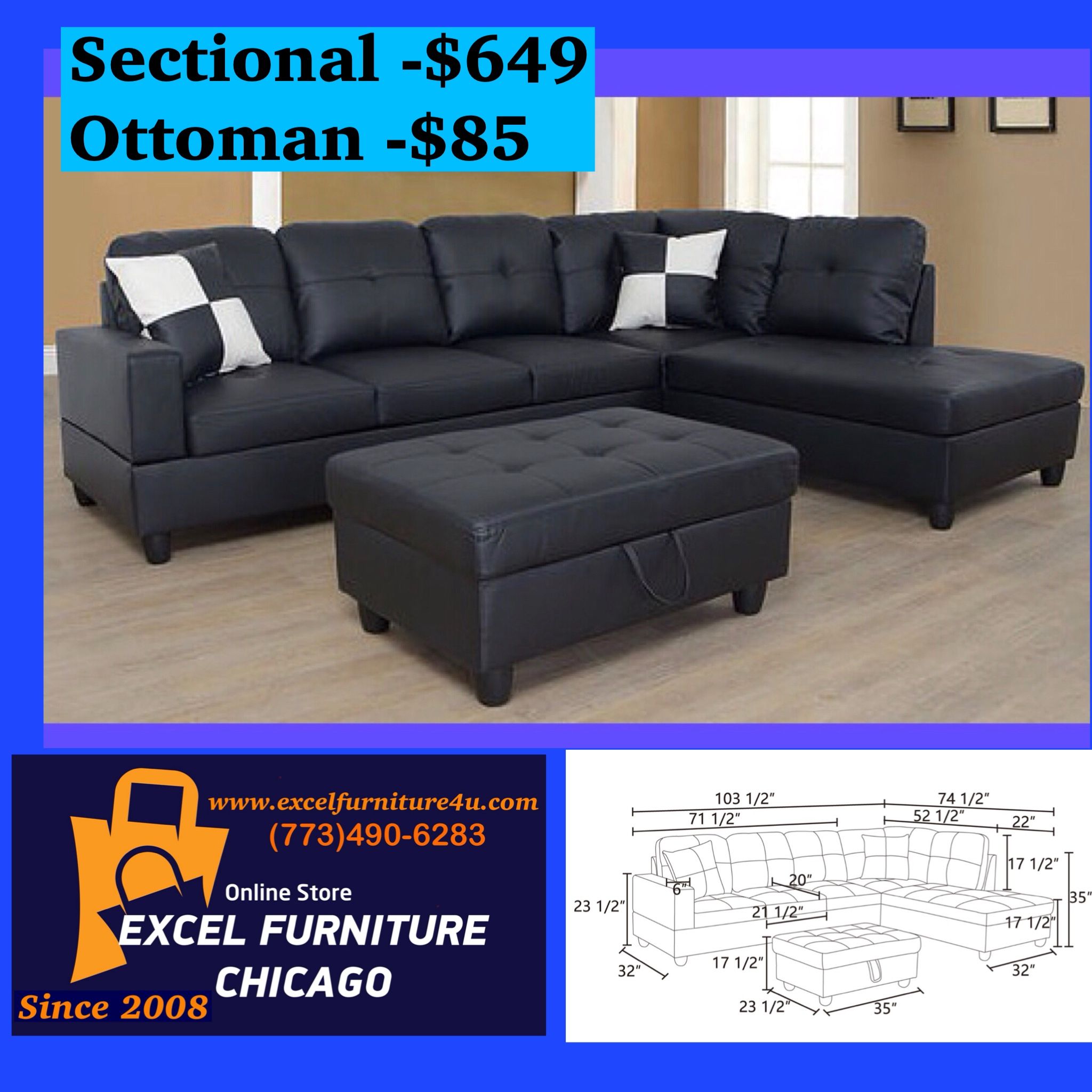 🎁FREE DELIVERY —Brand New Sectionall, Sofaa, Couchh