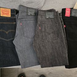 Young Mens Levi's Jeans 32x30 511 & 510