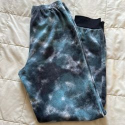 Blue And Gray Fleece Sweat Pants Sz 14/16