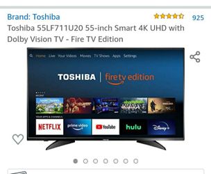 55 inch toshiba smart TV.
