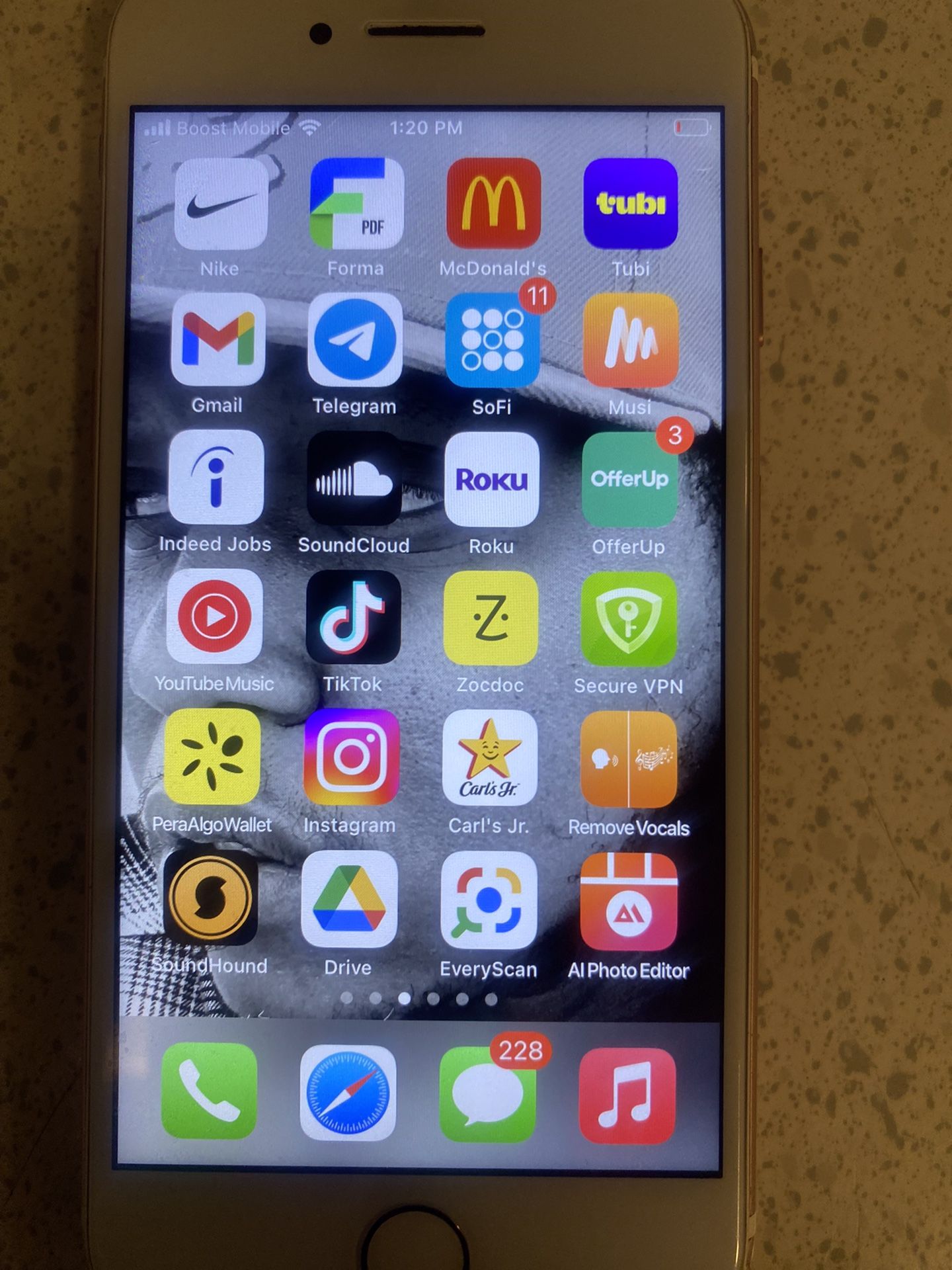 iPhone 7 With TikTok Installed