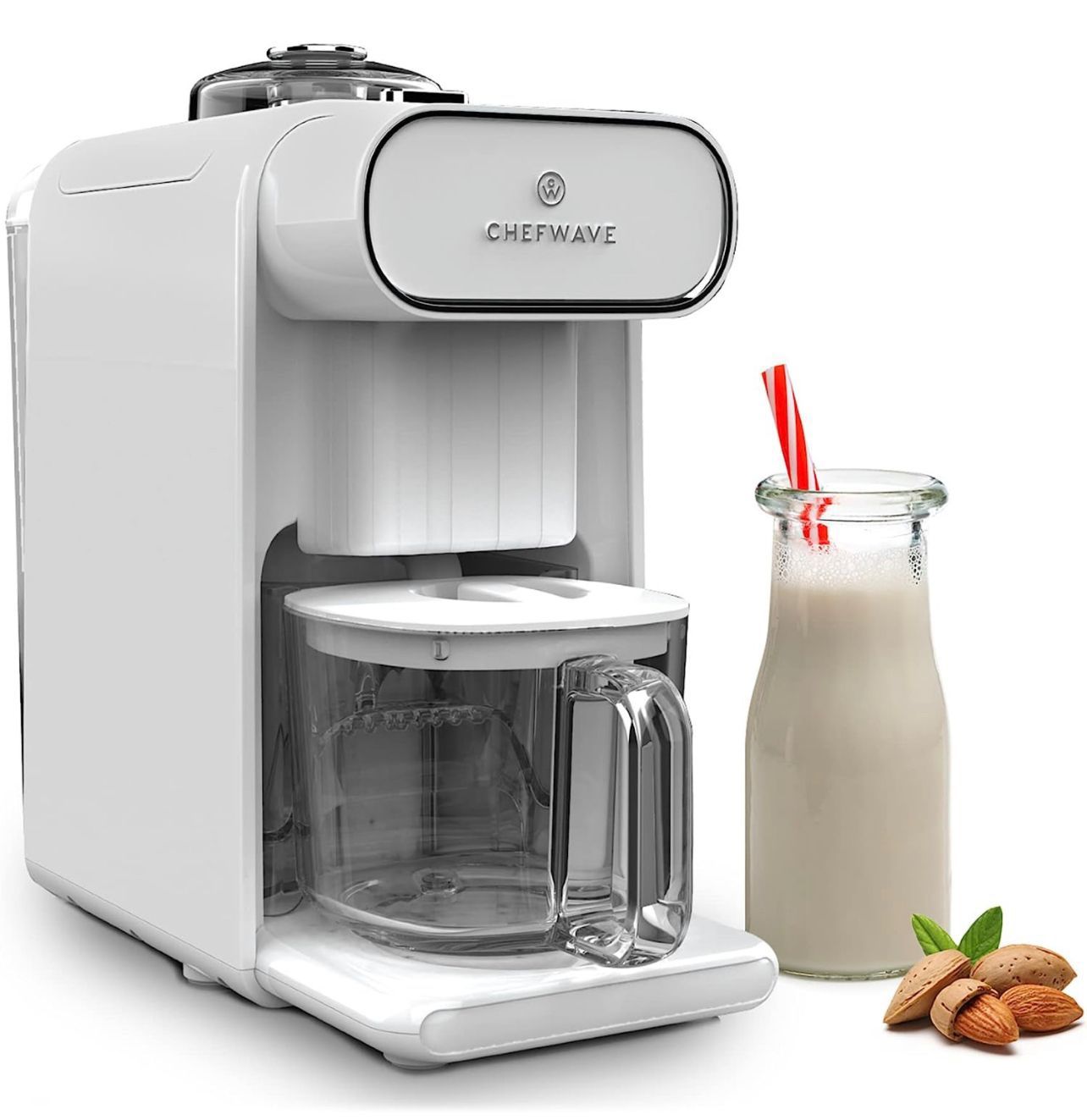 ChefWave Milkmade Dairy Alternative Vegan Nut Milk Maker Machine Milk Machine Almond Milk Soy Milk Oat Milk Cashew Milk Coconut Milk Macadamia Milk