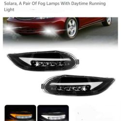 LED  Lights for Camry Corolla Solara Fog Lamps  Daytime Running Light turn signal