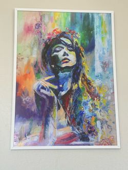 Original Print - Neom Colorful Art Let the Sunshine in Girl