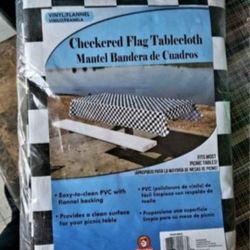 Camping World Checkered Flag Tablecloth