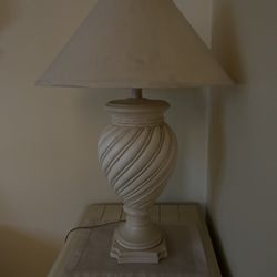 Ginger Jar Whitewashed Lamp