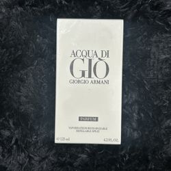 Aqua Di Gio Giorgio Armani Parfum 4.2oz/125ml Brand New With Original Box Sealed