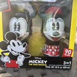 DISNEY MICKEY MOUSE 90 years The True Original 3 in 1 Shampoo, Conditioner, Wash