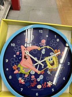 NWT SpongeBob SquarePants Decorative Wall Clock