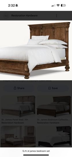 Restoration Hardware Bedroom Set 