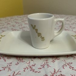 Retro Vip’s Restaurant Platter/Mug