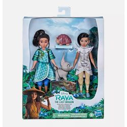 Disney Raya and The Last Dragon Young Raya and Namaari Play Set Pack Dolls 