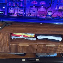 Mid-Century Modern TV Stand – Fits up to 75” TVs