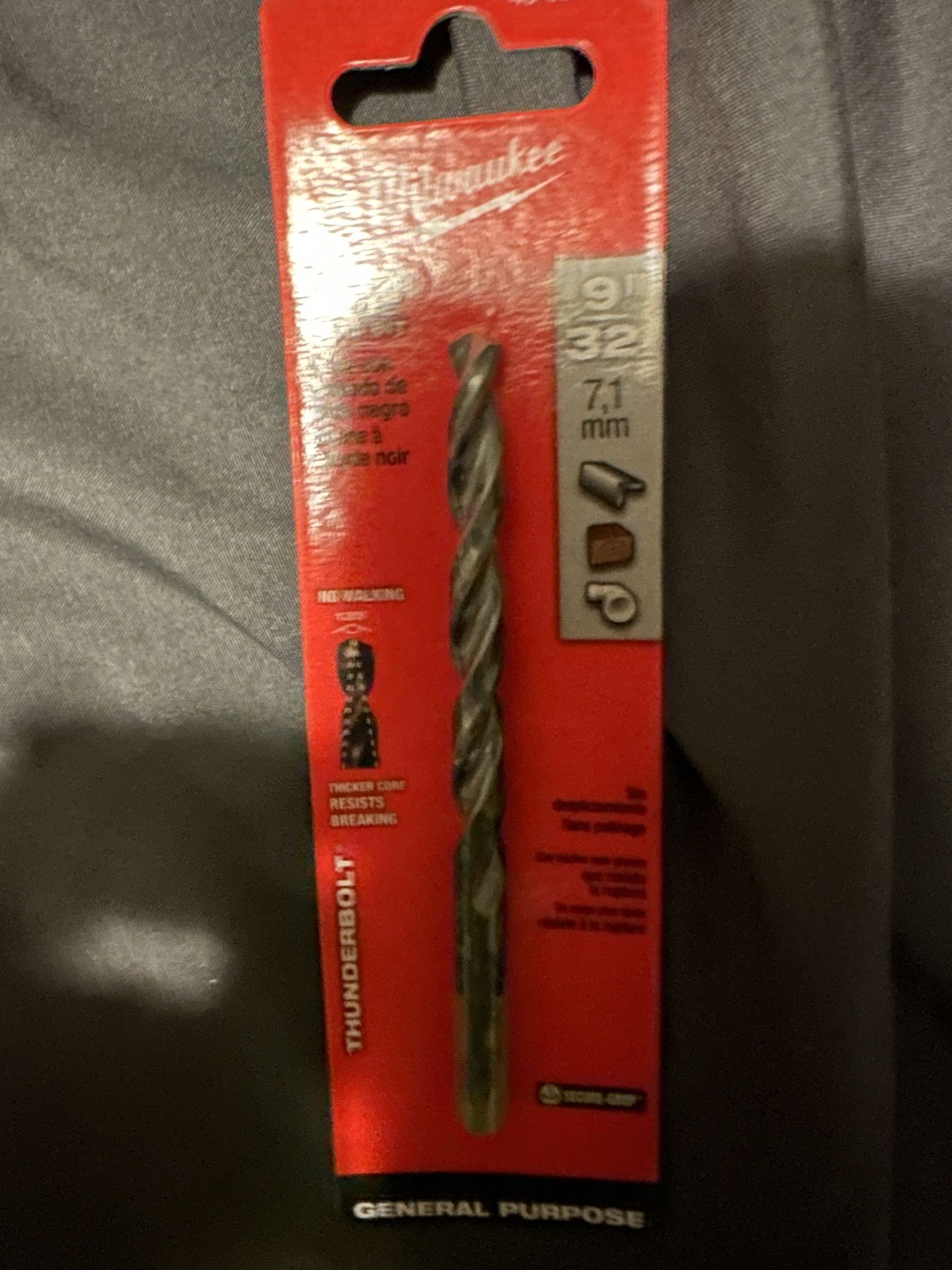 Milwaukee 9/32" Thunderbolt General Purpose Drill Bit