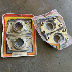 VW Spring plate torsion caps. IRS , chrome