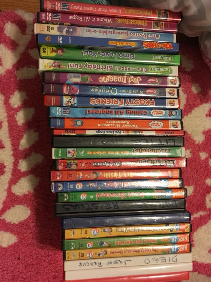 27 kids dvd, Barney, Dora,Diego,Elmo,kids songs,Tom & jerry,care bears ...