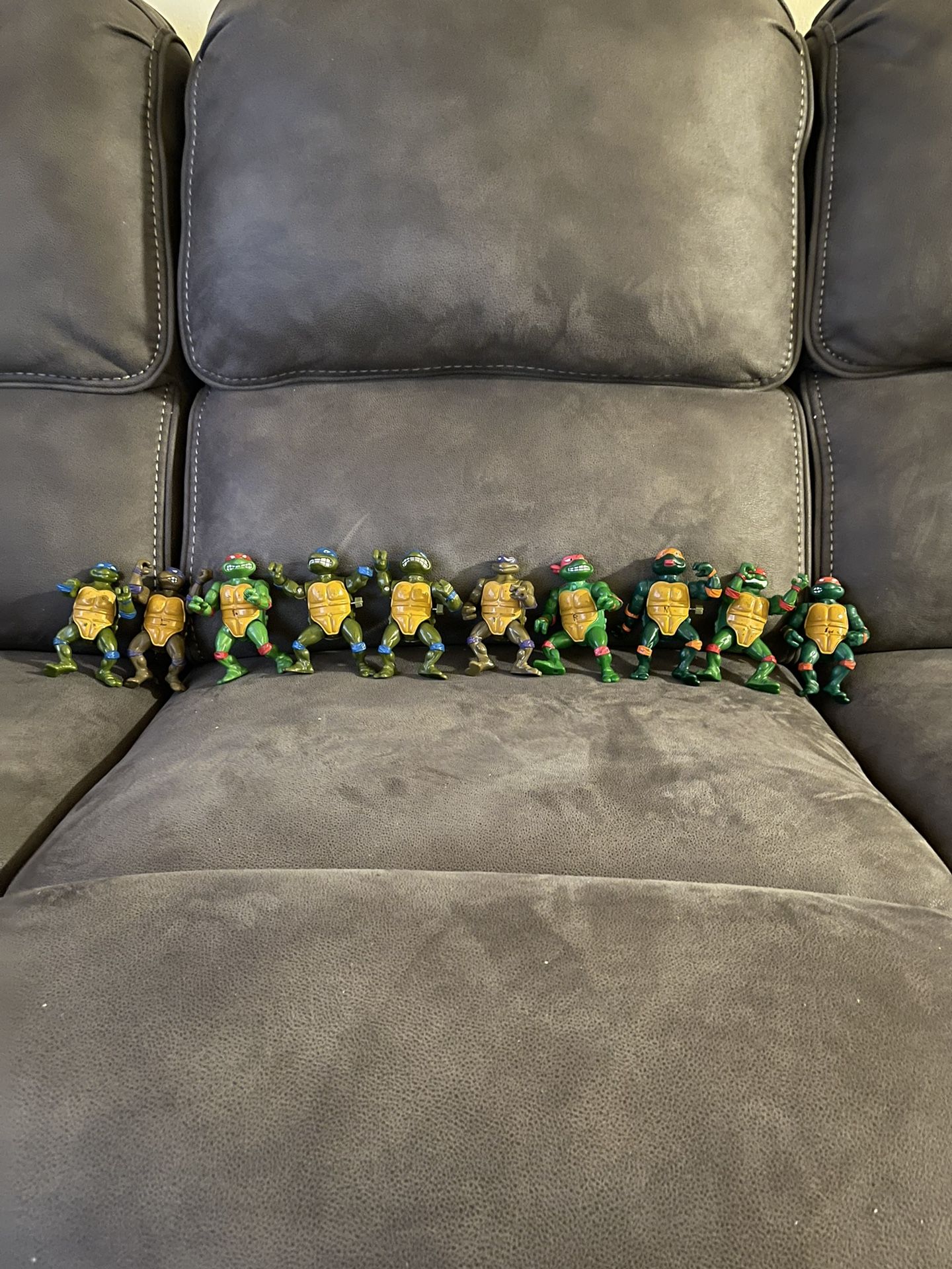 Tmnt lot of 10 figures used