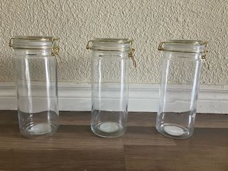 Tall mason jars